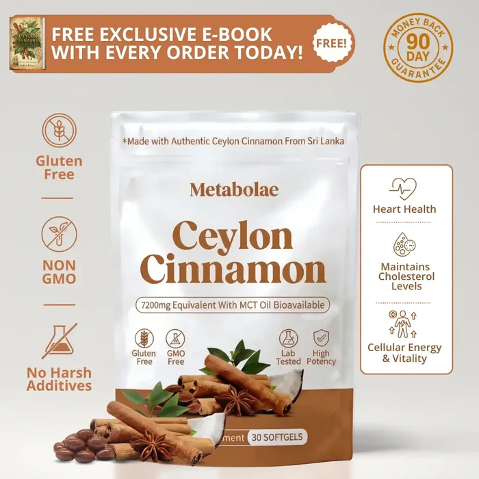 Cinnamae — Ceylon Cinnamon 7200mg